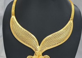 Parure florale dorée Akan