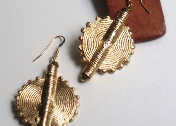 Boucle d’oreille poids Akan