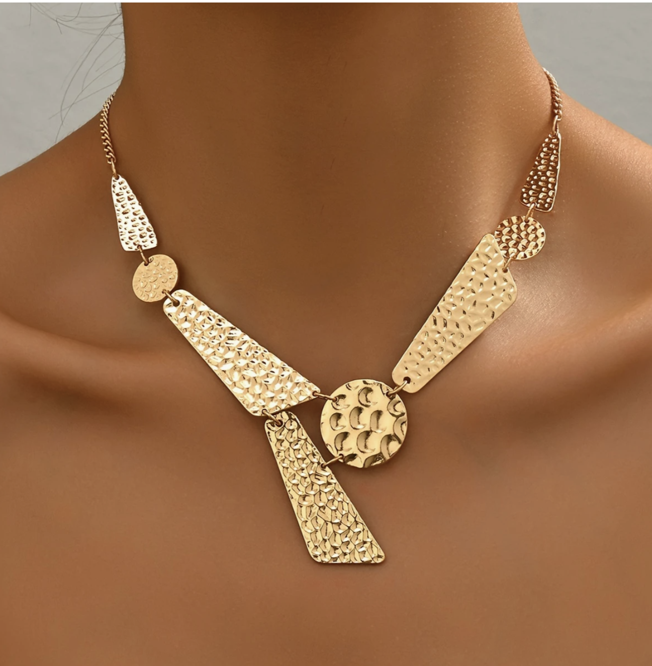 Collier Vintage en Métal pour Femme