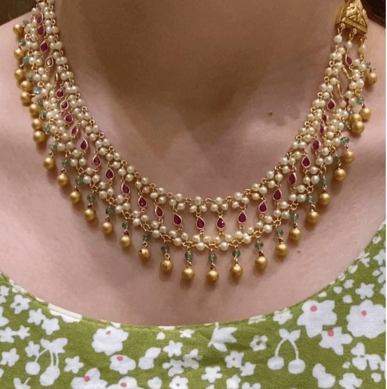 Collier Chaudal – Bijou Traditionnel d'Inde du Sud