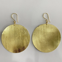 Grandes Boucles d’Oreilles Africaines – Créoles Ethniques en Laiton