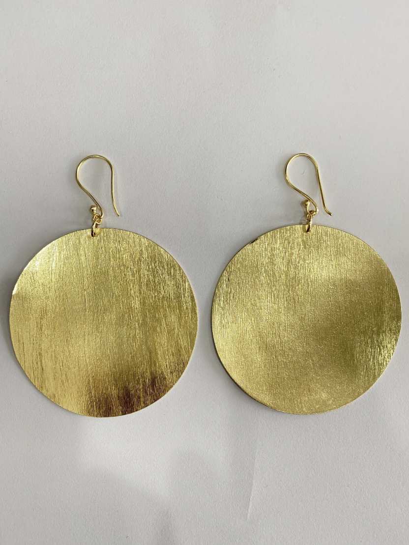 Grandes Boucles d’Oreilles Africaines – Créoles Ethniques en Laiton