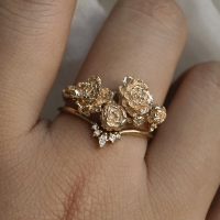 Pétales Aériens & Éclats Féeriques – Bagues Asrai Garden